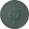 Ekena Millwork Milton Ceiling Medallion (Fits Canopies up to 7 7/8"), Hand-Painted Cloud Burst, 40 5/8"OD x 1 3/4"P CM40MICBF - alternate 1